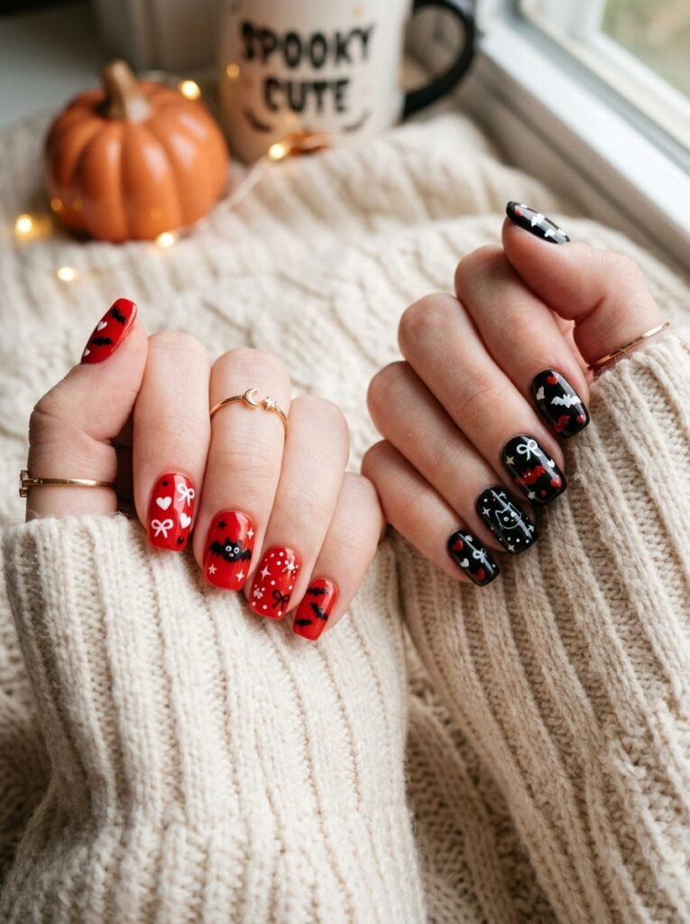Cute Bats and Tiny Hearts