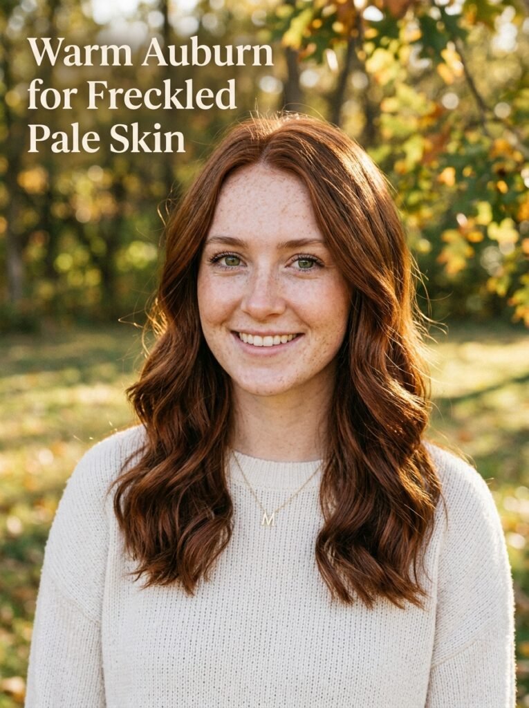 Warm Auburn for Freckled
