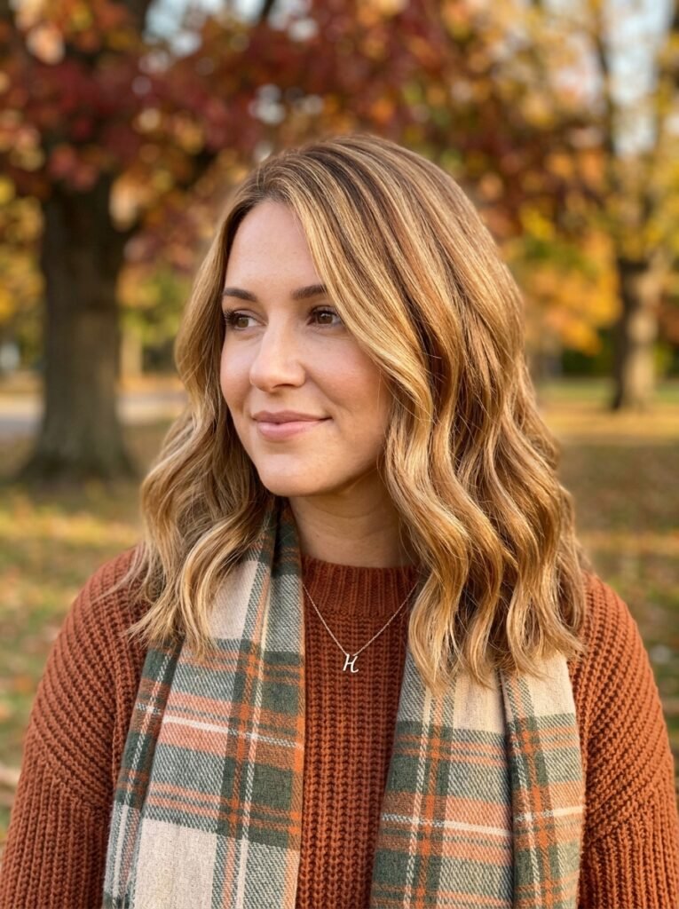 Warm Honey Blonde for Fall