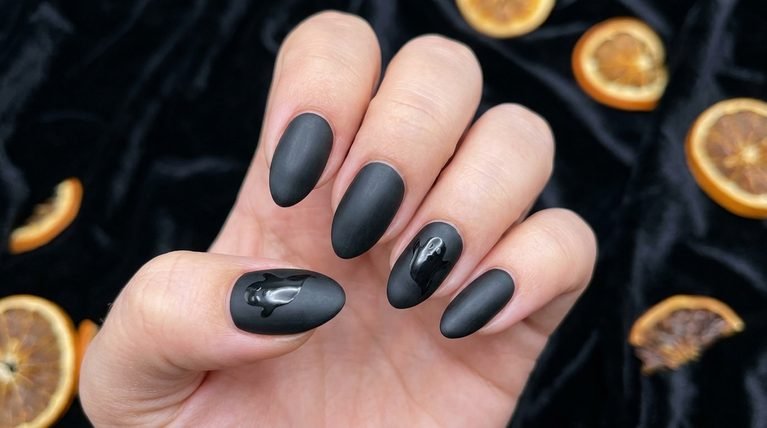 Halloween Nails Ghost Design: 20 Ghost Nail Art Ideas for Spooky Chic Nails