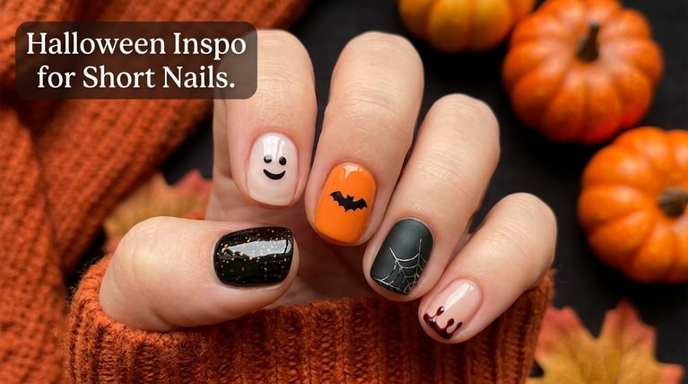 Halloween Nails for Short Nails: 20 Creative Designs to Try This Year