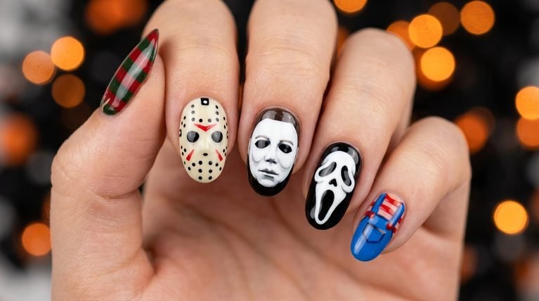 Halloween nails horror movies: 20 nail art ideas to try this season